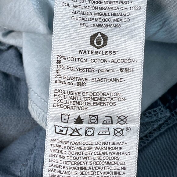 Denizen Levis Jeans Womens 16 33x32 Blue Denim Modern Boot Cut Mid Rise Western - Picture 7 of 10